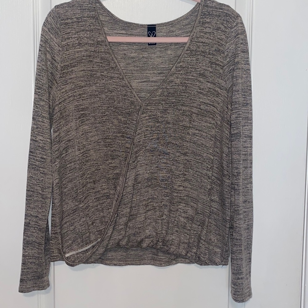 WRAP SWEATER